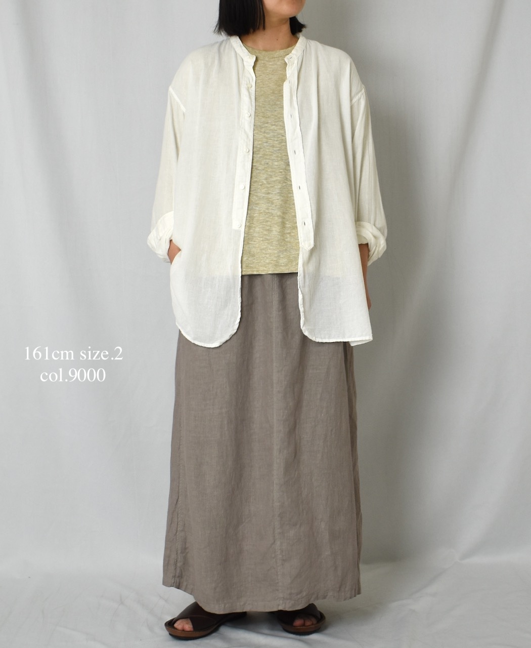 INAM2501G3D(シャツ) 30s GAUZE OVERDYE UTILITY SHIRT
