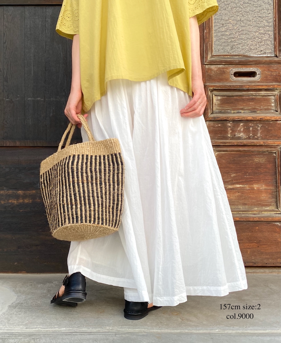 ●NSL25053(キュロット) VOILE TULLE LACE COTTON VOILE CULOTTES