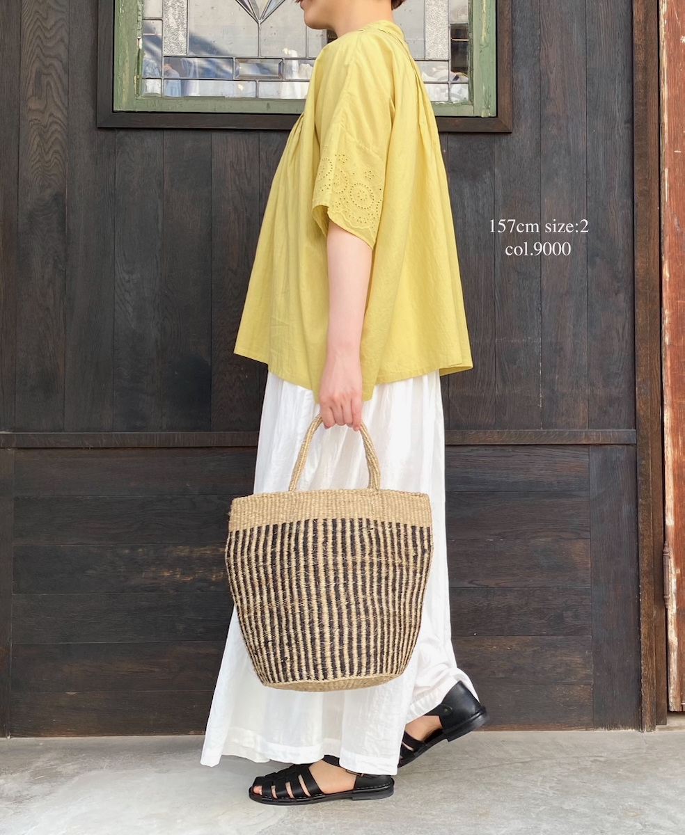 ●NSL25053(キュロット) VOILE TULLE LACE COTTON VOILE CULOTTES