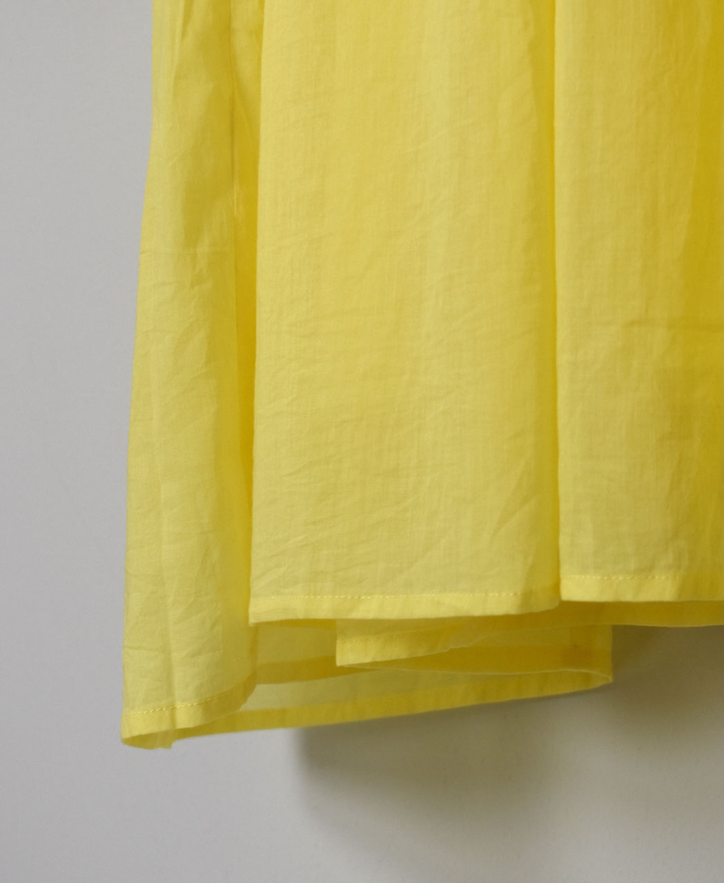 ●NMDS25312(ワンピース) 80s ORGANIC COTTON VOILE PLAIN MINI PINTUCK F/SL DRESS WITH LINING