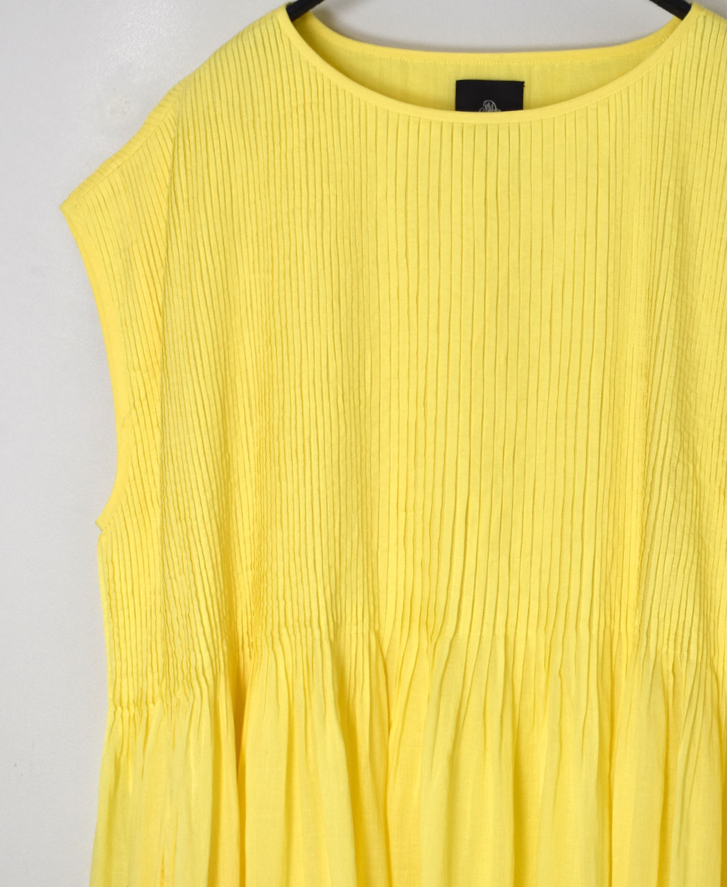 ●NMDS25312(ワンピース) 80s ORGANIC COTTON VOILE PLAIN MINI PINTUCK F/SL DRESS WITH LINING