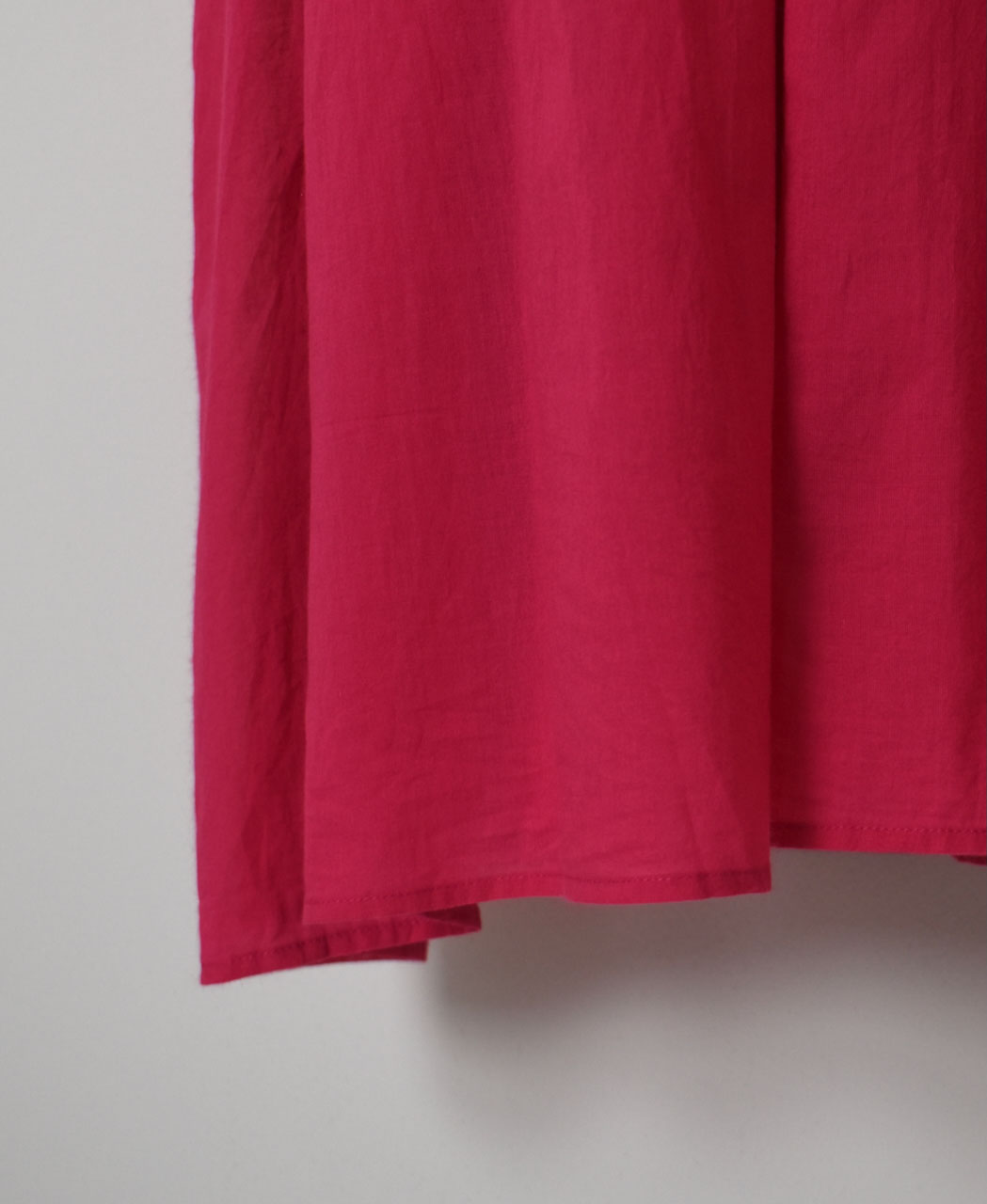 ●NMDS25312(ワンピース) 80s ORGANIC COTTON VOILE PLAIN MINI PINTUCK F/SL DRESS WITH LINING