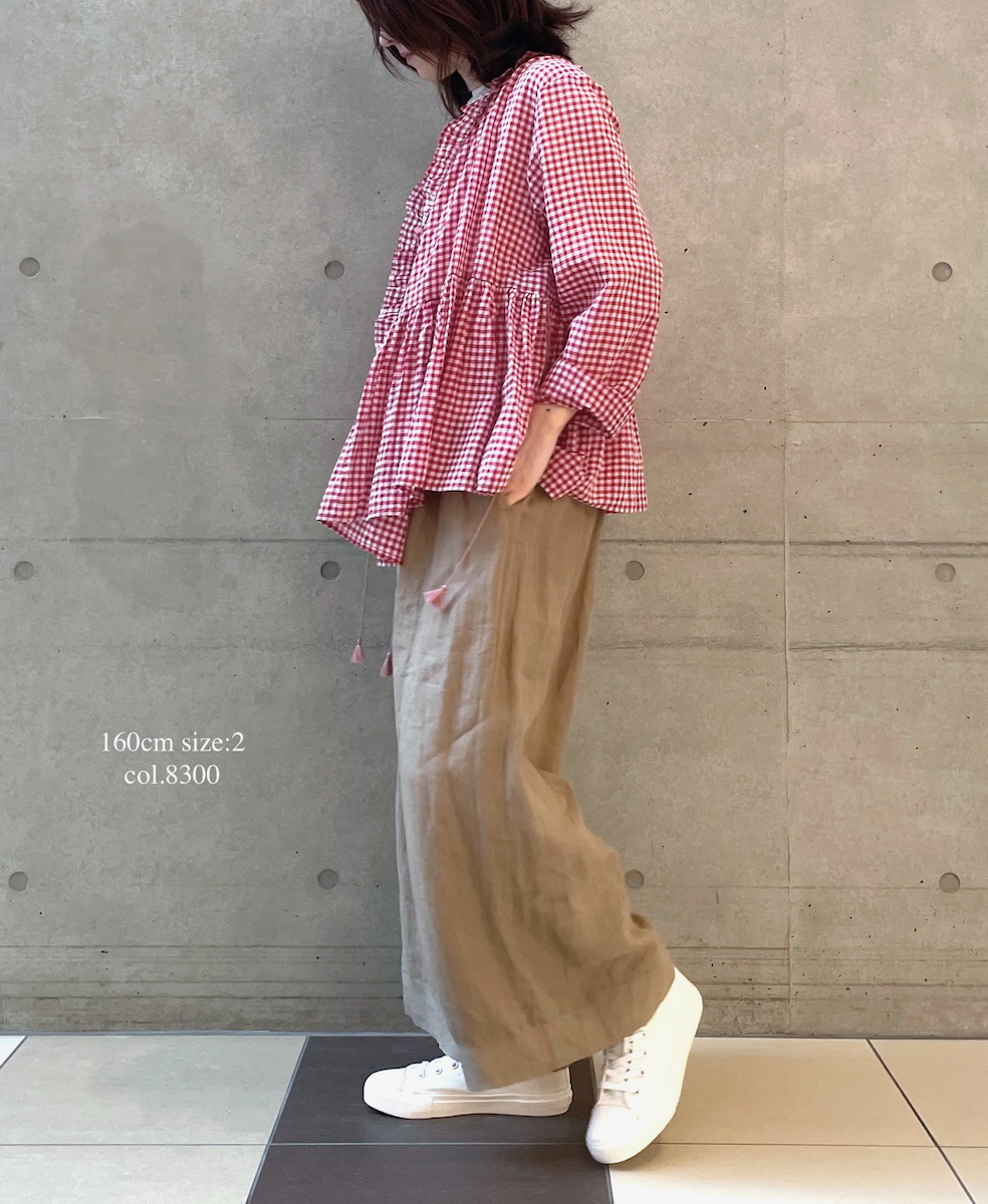 ●INMDS25004(パンツ)YARN DYE AUTO LOOM 60s LINEN PLAIN EASY PANTS