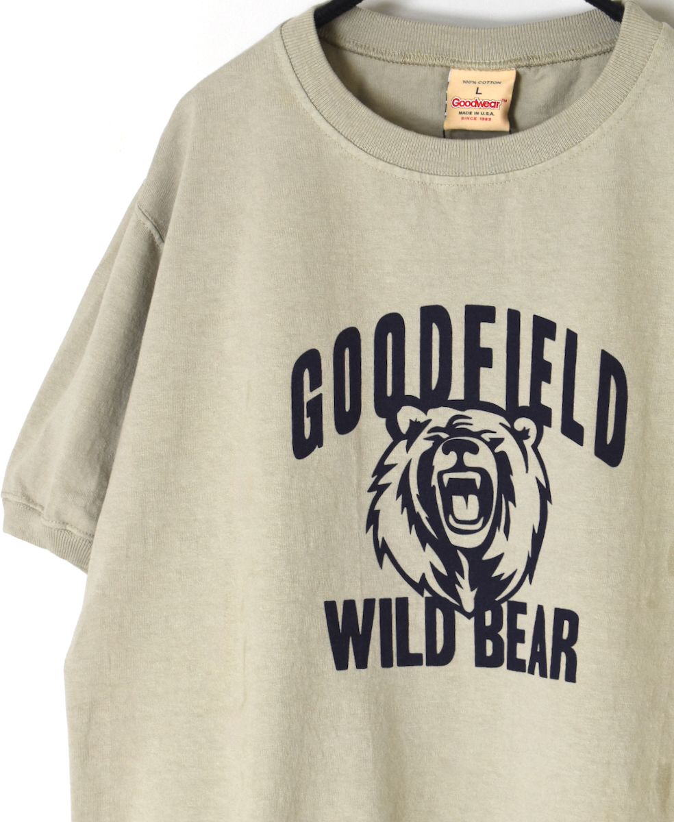 ●NGT9801 2871(Tシャツ) "WILD BEAR" CREW-NECK S/SL TEE CUFF&HEM RIB