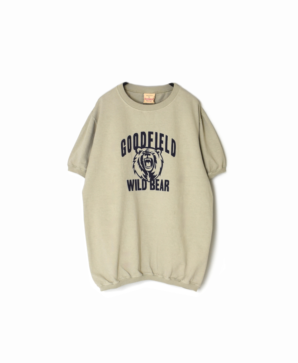 ●NGT9801 2871(Tシャツ) "WILD BEAR" CREW-NECK S/SL TEE CUFF&HEM RIB