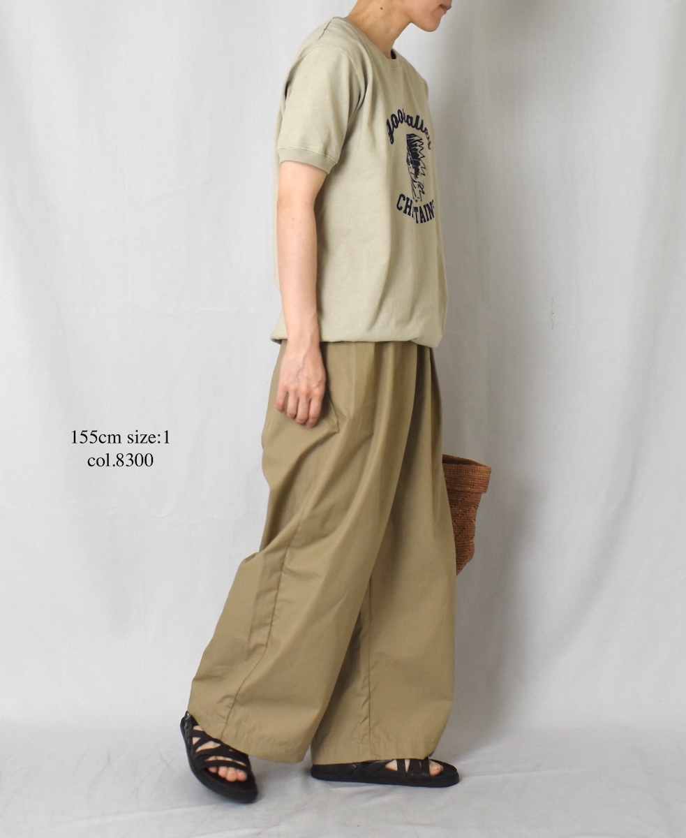 ●GNMDS2502CW(パンツ) COTTON DYED WEATHER 2TUCK WIDE EASY PANTS