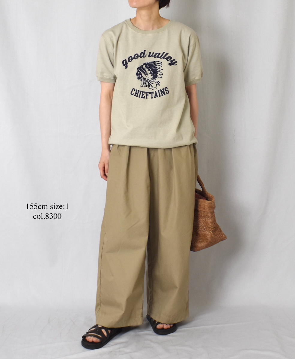 ●GNMDS2502CW(パンツ) COTTON DYED WEATHER 2TUCK WIDE EASY PANTS