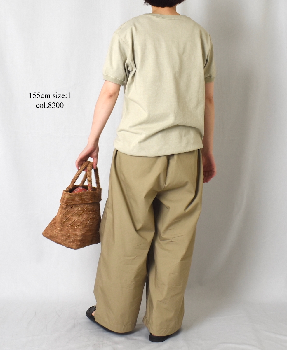 ●GNMDS2502CW(パンツ) COTTON DYED WEATHER 2TUCK WIDE EASY PANTS
