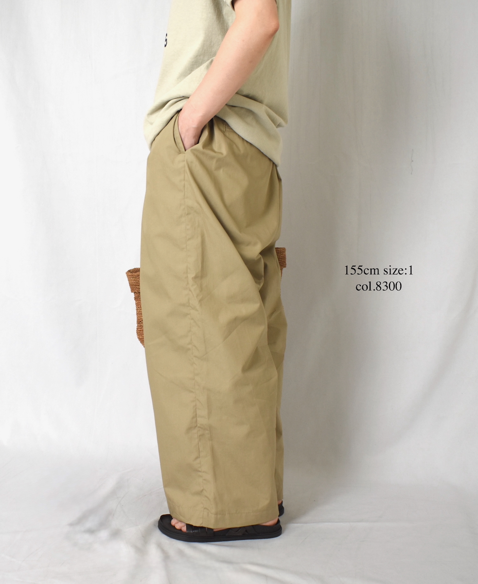 ●GNMDS2502CW(パンツ) COTTON DYED WEATHER 2TUCK WIDE EASY PANTS