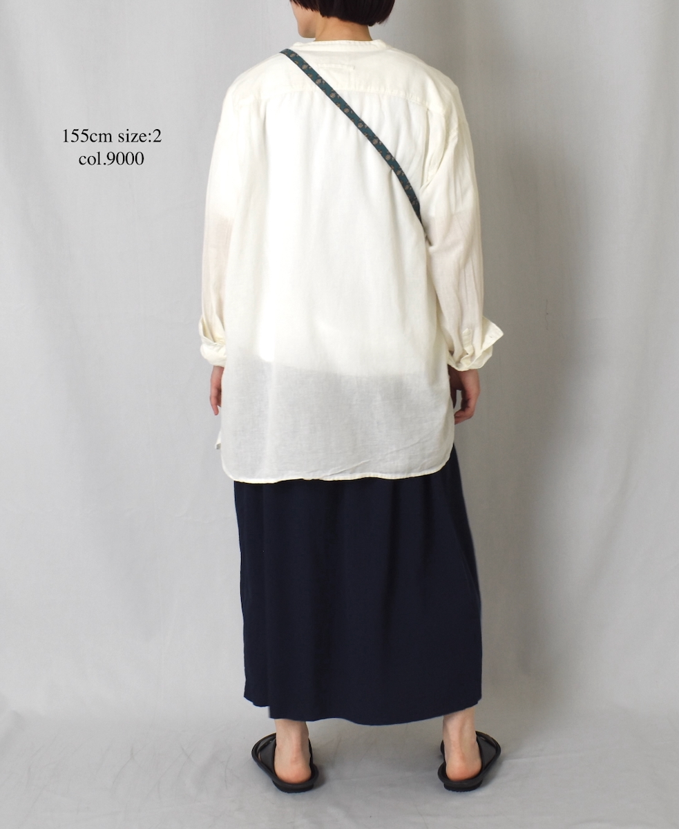 INAM2501G3D(シャツ) 30s GAUZE OVERDYE UTILITY SHIRT