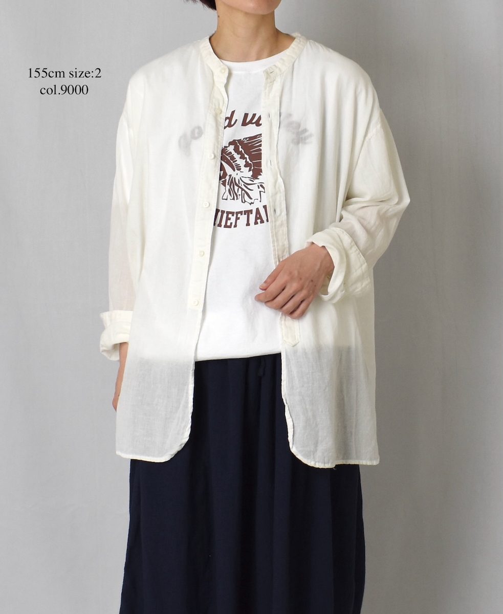 INAM2501G3D(シャツ) 30s GAUZE OVERDYE UTILITY SHIRT