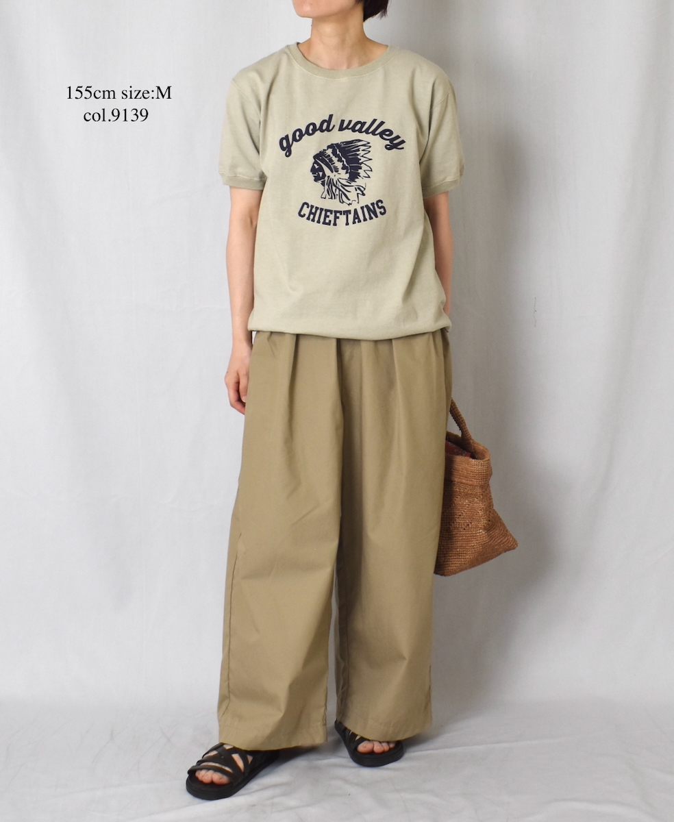 ●NGT9801 2841(Tシャツ) "CHIEFTAINS" CREW-NECK S/SL TEE CUFF&HEM RIB