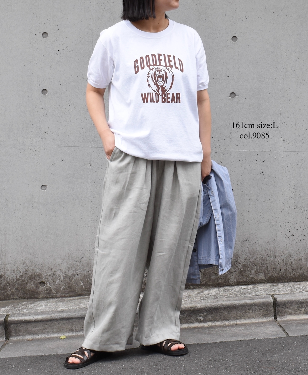 ●NGT9801 2871(Tシャツ) "WILD BEAR" CREW-NECK S/SL TEE CUFF&HEM RIB