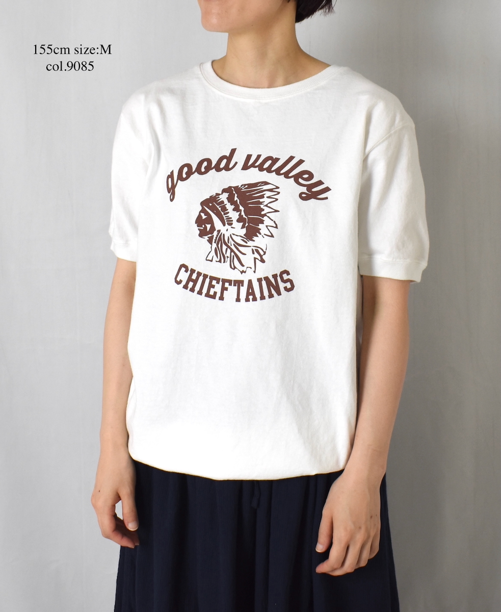 ●NGT9801 2841(Tシャツ) "CHIEFTAINS" CREW-NECK S/SL TEE CUFF&HEM RIB
