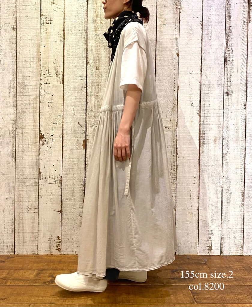 ●NSL25024(ワンピース) SUPER FINE VOILE WITH SELVEGE CACHE COEUR DRESS