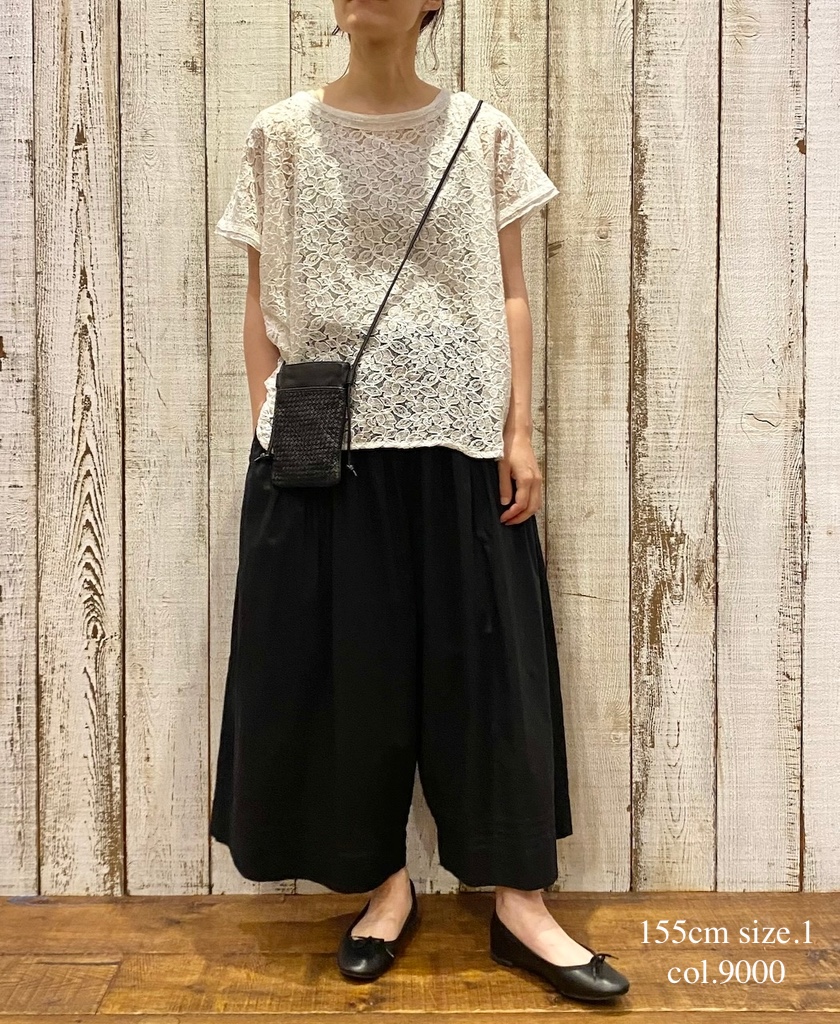 NSL25052(スモック) VOILE TULLE LACE FRENCH/SL SMOCK