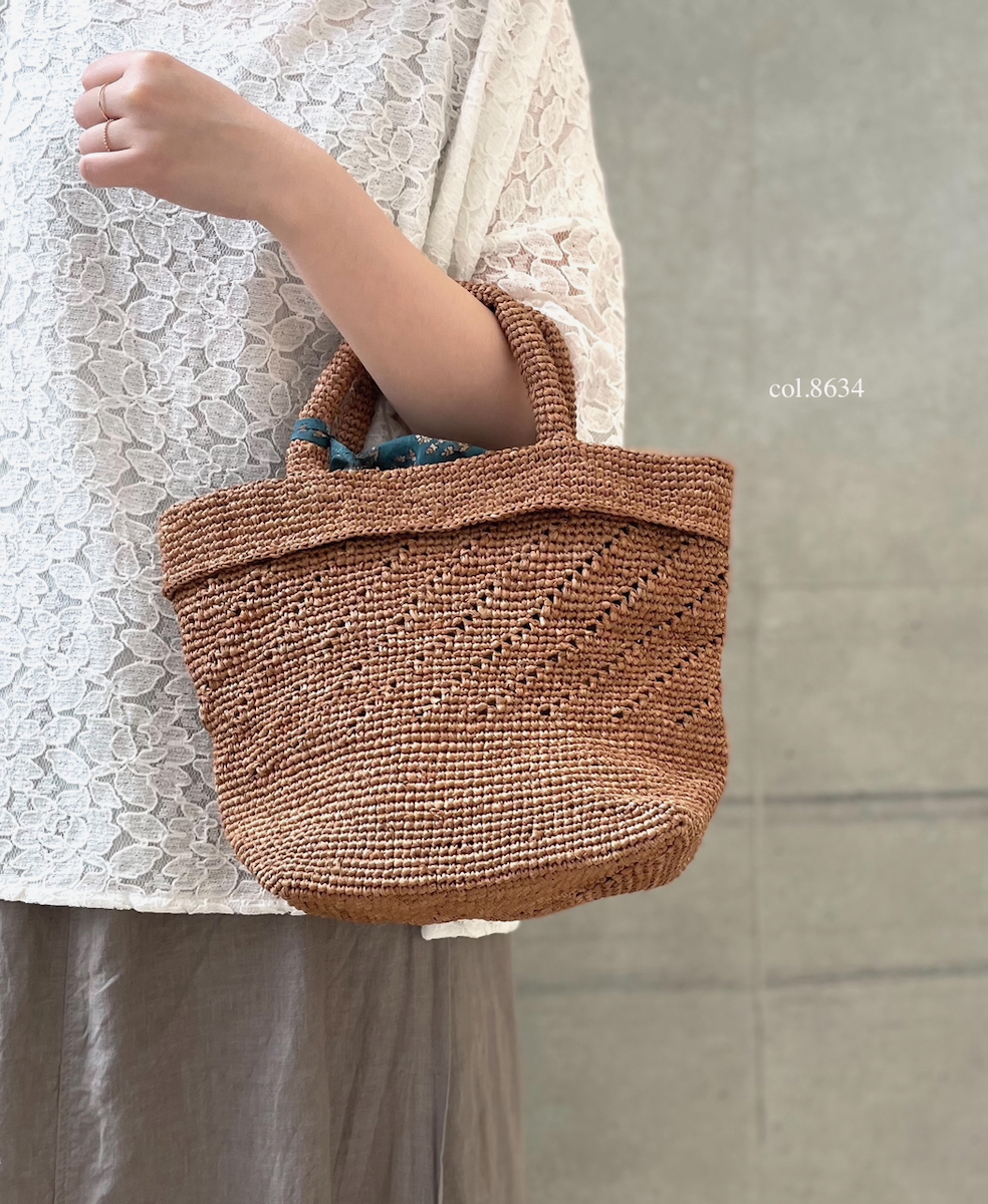 ●ANMDS2301 (バッグ) RAFFIA M BAG (COMBI)