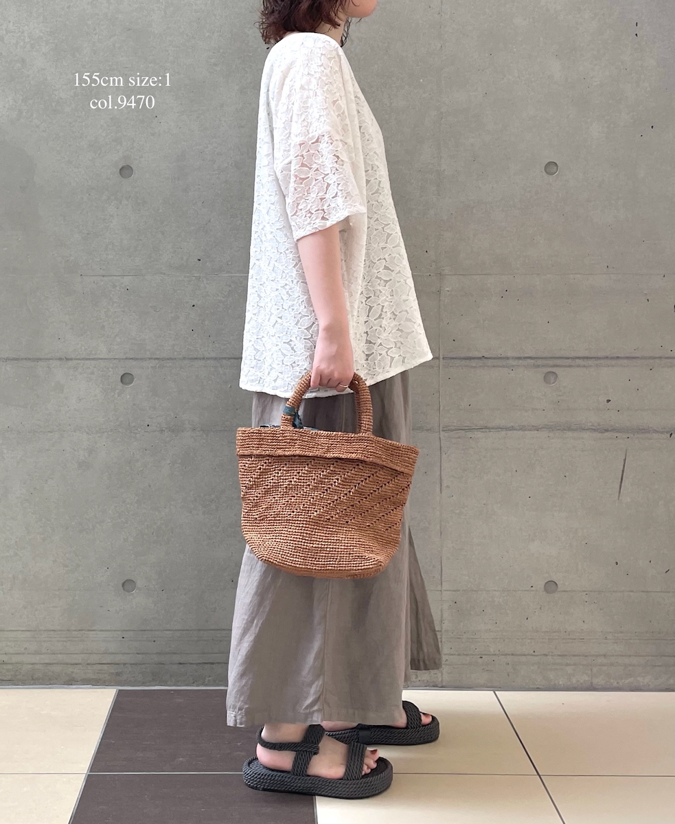 ●NAM2411LP (キュロットスカート) LINEN PLAIN (OVERDYE) WRAP CULOTTES