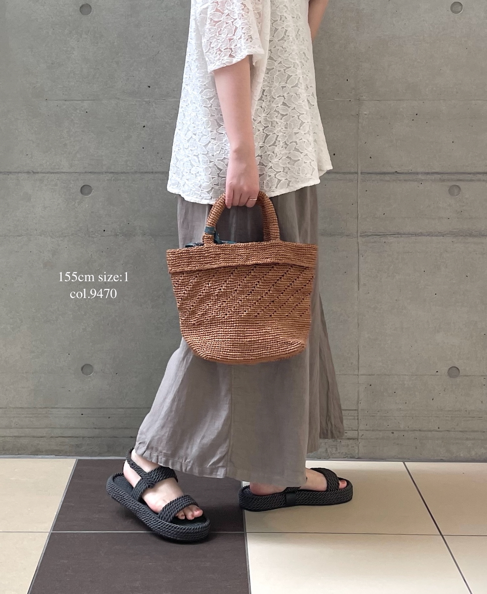 ●NAM2411LP (キュロットスカート) LINEN PLAIN (OVERDYE) WRAP CULOTTES