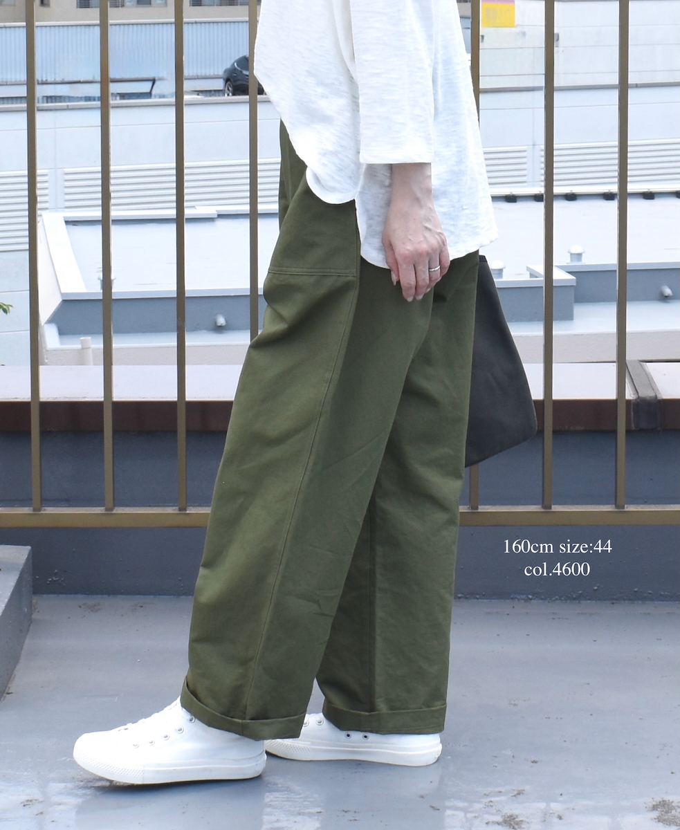 GNHT2451CL(パンツ) COTTON/LINEN KERSEY BAKER PANTS