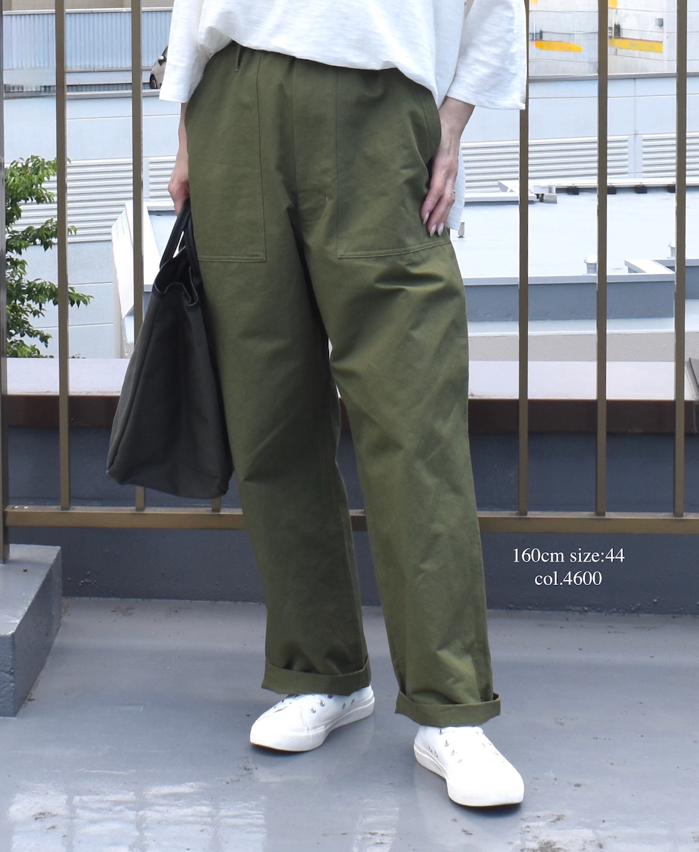 GNHT2451CL(パンツ) COTTON/LINEN KERSEY BAKER PANTS
