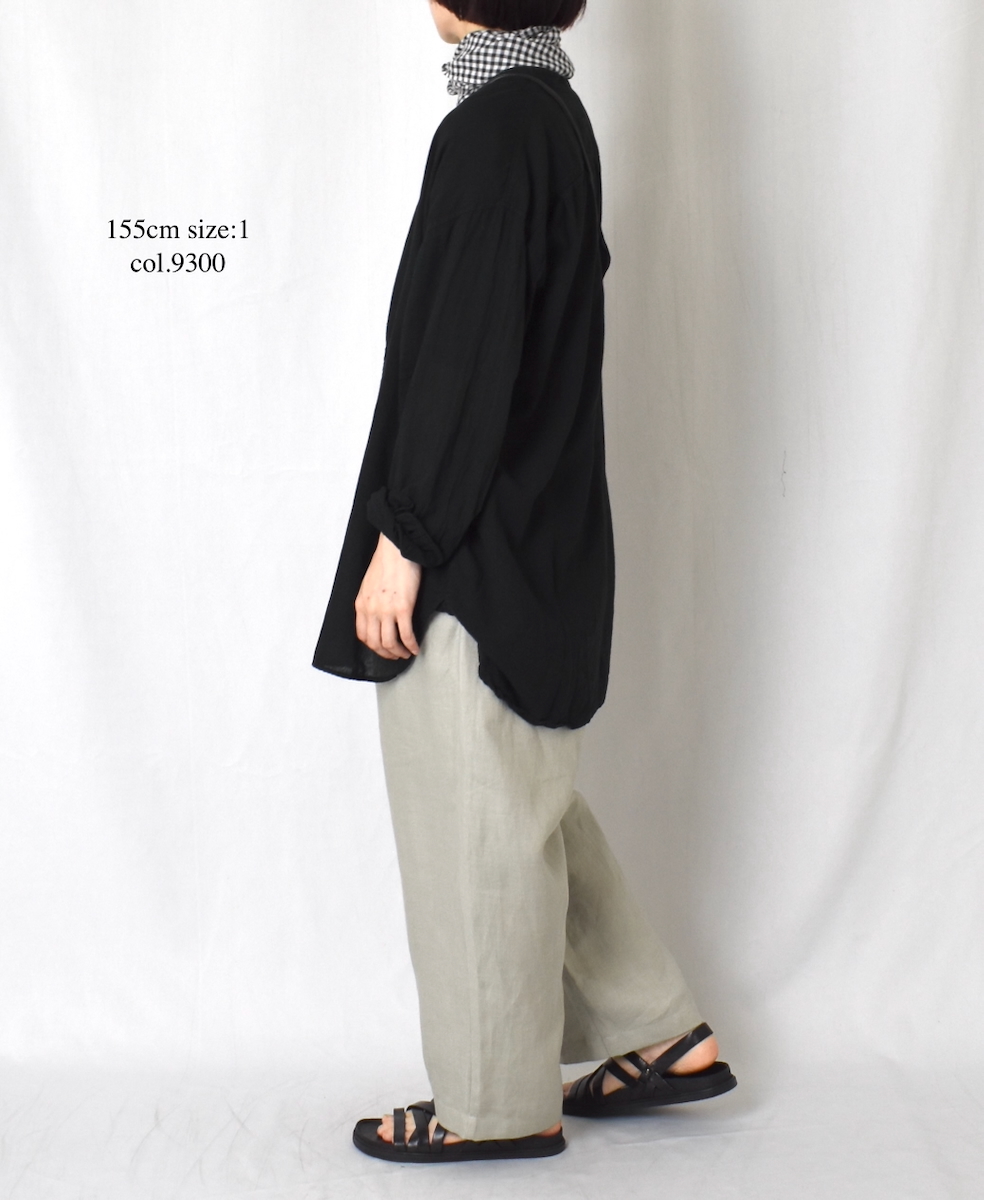 ●GNMDS2501NLT(パンツ) LINEN TWILL 2TUCK TAPERED EASY PANTS