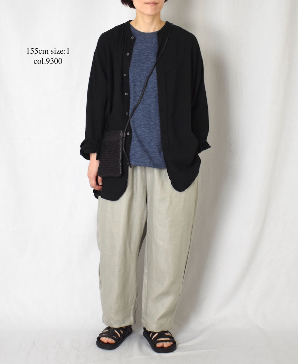 ●GNMDS2501NLT(パンツ) LINEN TWILL 2TUCK TAPERED EASY PANTS