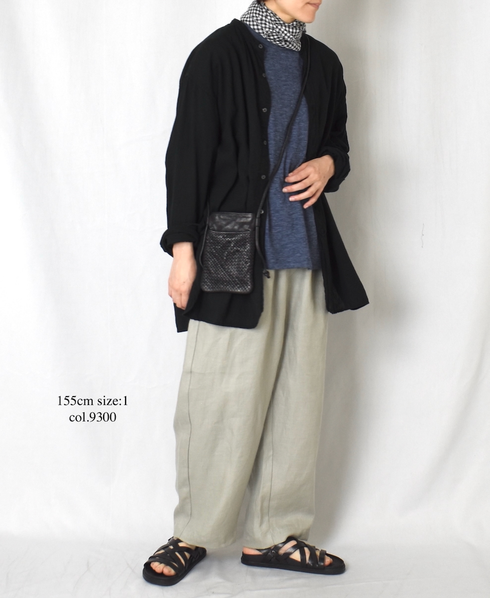 ●GNMDS2501NLT(パンツ) LINEN TWILL 2TUCK TAPERED EASY PANTS