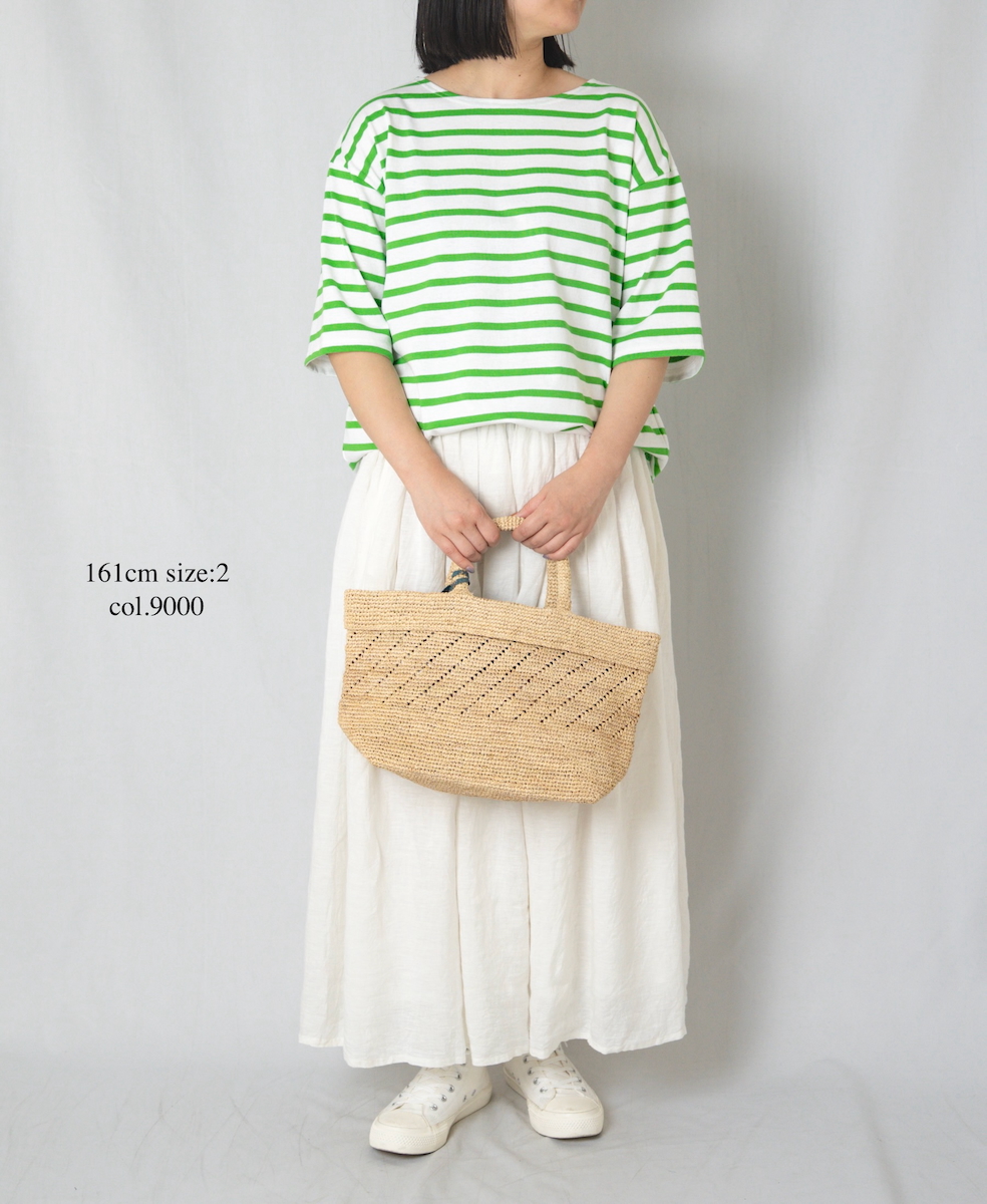 NMDS25245(スカート) 80s POWER LOOM LINEN PLAIN GATHERED SKIRT WITH LINING