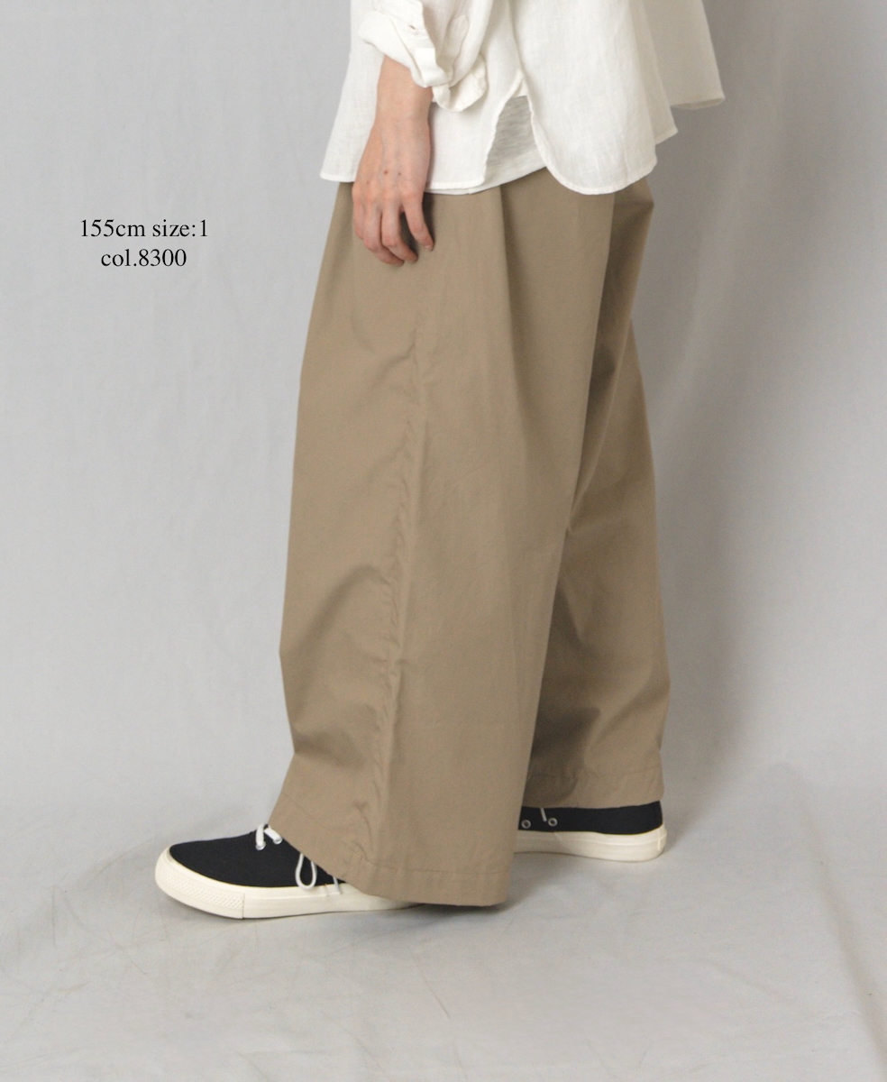 GNMDS2502CW(パンツ) COTTON DYED WEATHER 2TUCK WIDE EASY PANTS