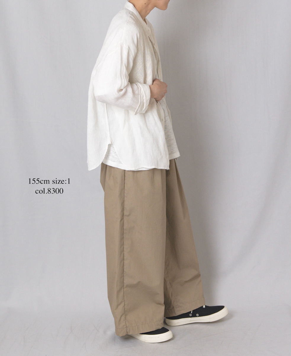 GNMDS2502CW(パンツ) COTTON DYED WEATHER 2TUCK WIDE EASY PANTS