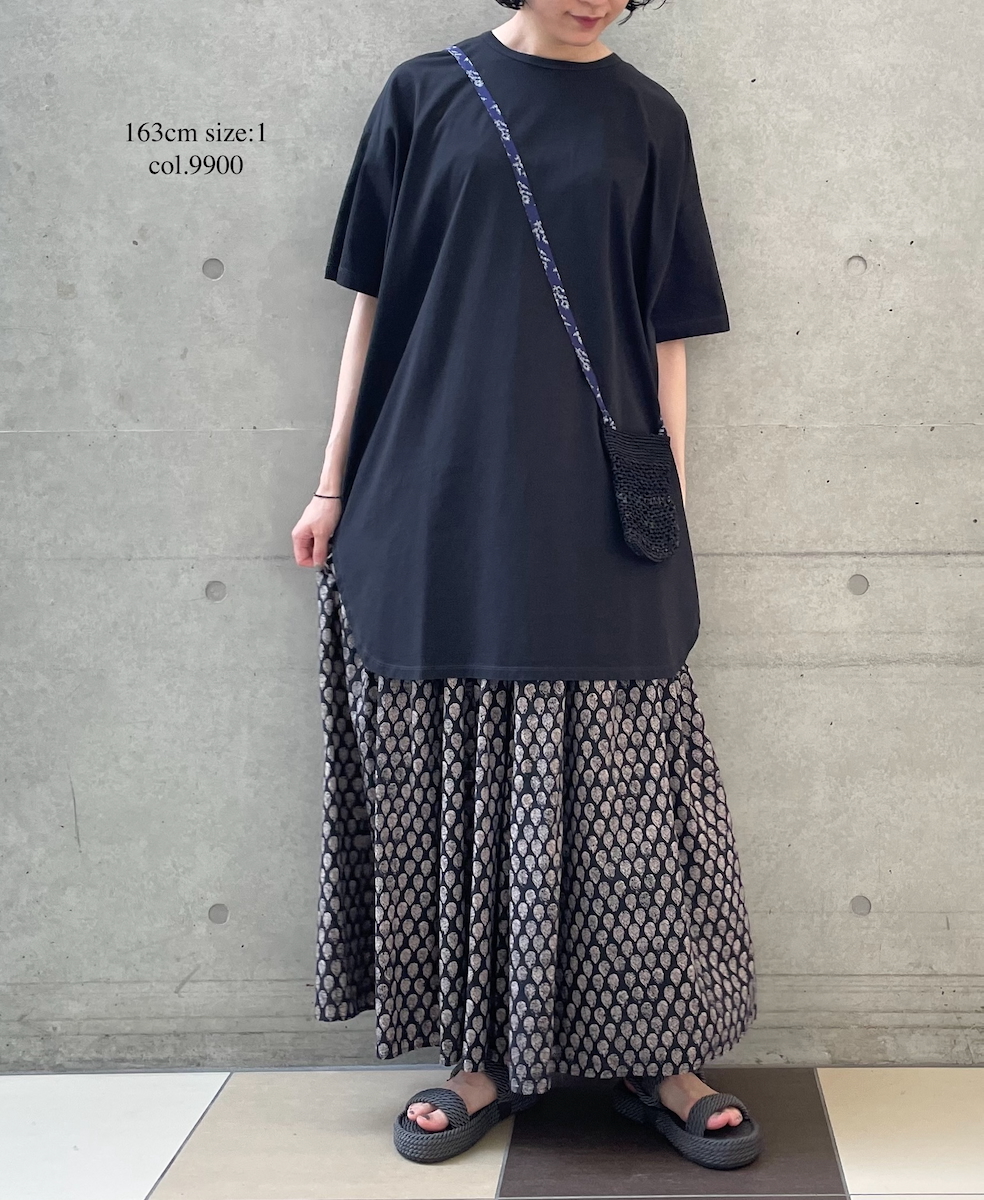 ●RNMDS2502(Tシャツ) COTTON JERSEY CREW-NECK LONG T-SHIRT
