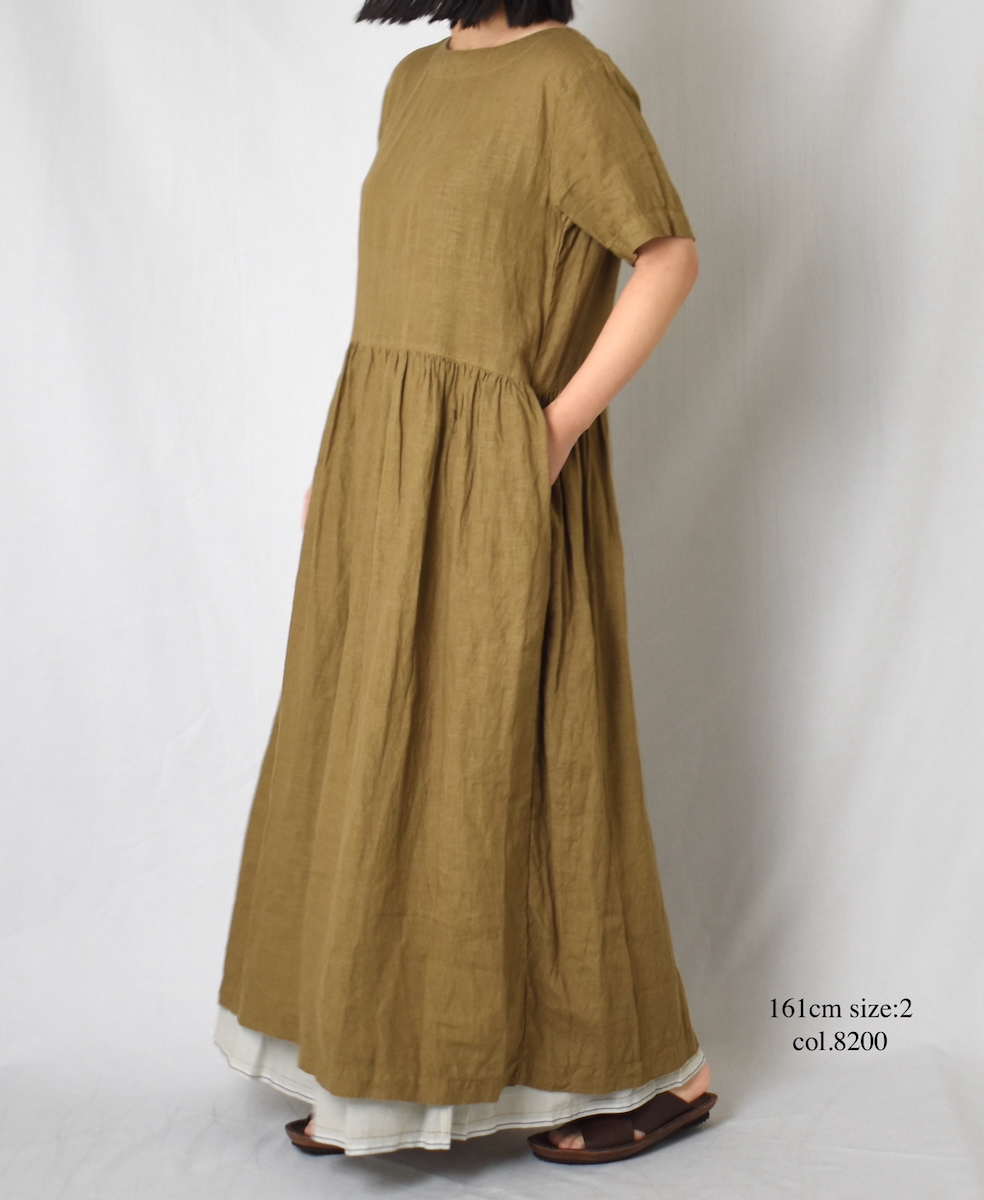 ●NSL25025(スカート) SUPER FINE VOILE WITH SELVEGE GATHERED SKIRT