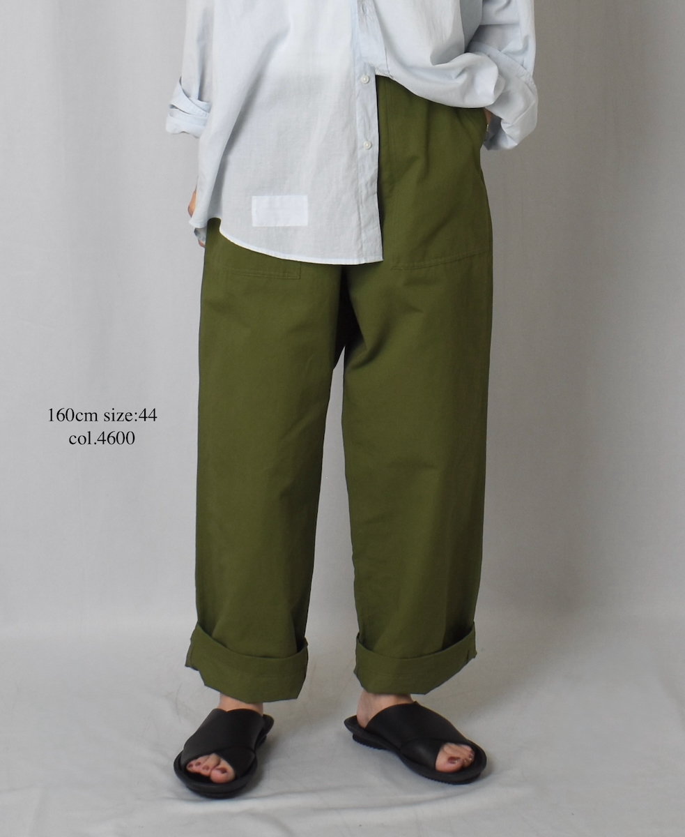 GNHT2451CL(パンツ) COTTON/LINEN KERSEY BAKER PANTS