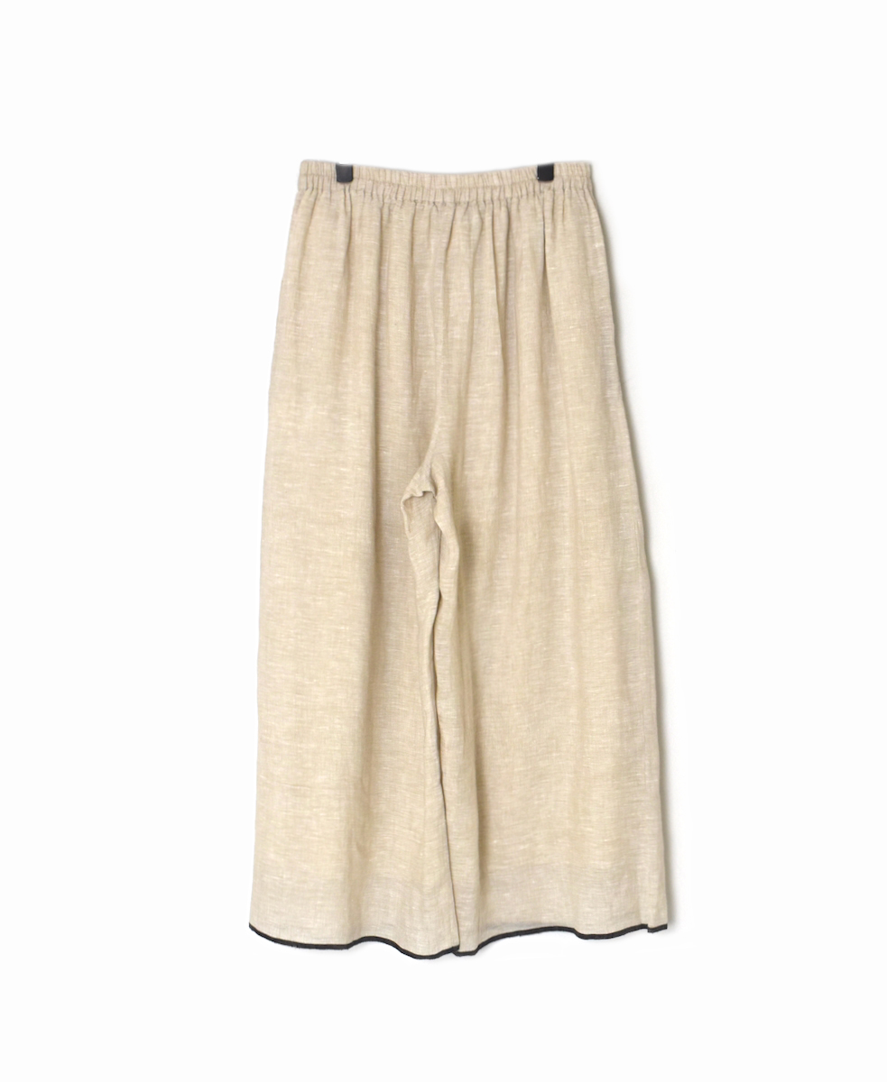 ●INMDS25133(パンツ) HANDWOVEN LINEN PLAIN WITH SELVAGE EASY PANTS