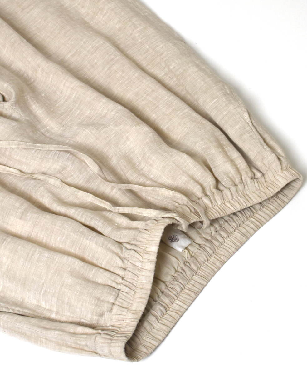 ●INMDS25133(パンツ) HANDWOVEN LINEN PLAIN WITH SELVAGE EASY PANTS
