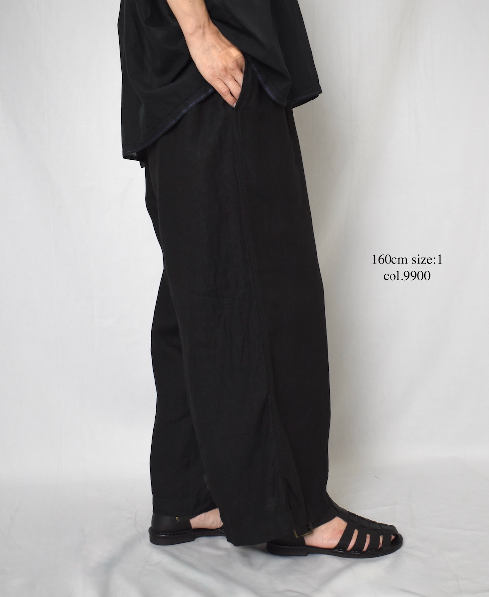 NAM1862LP (パンツ) LINEN PLAIN (OVERDYE) EASY PANTS