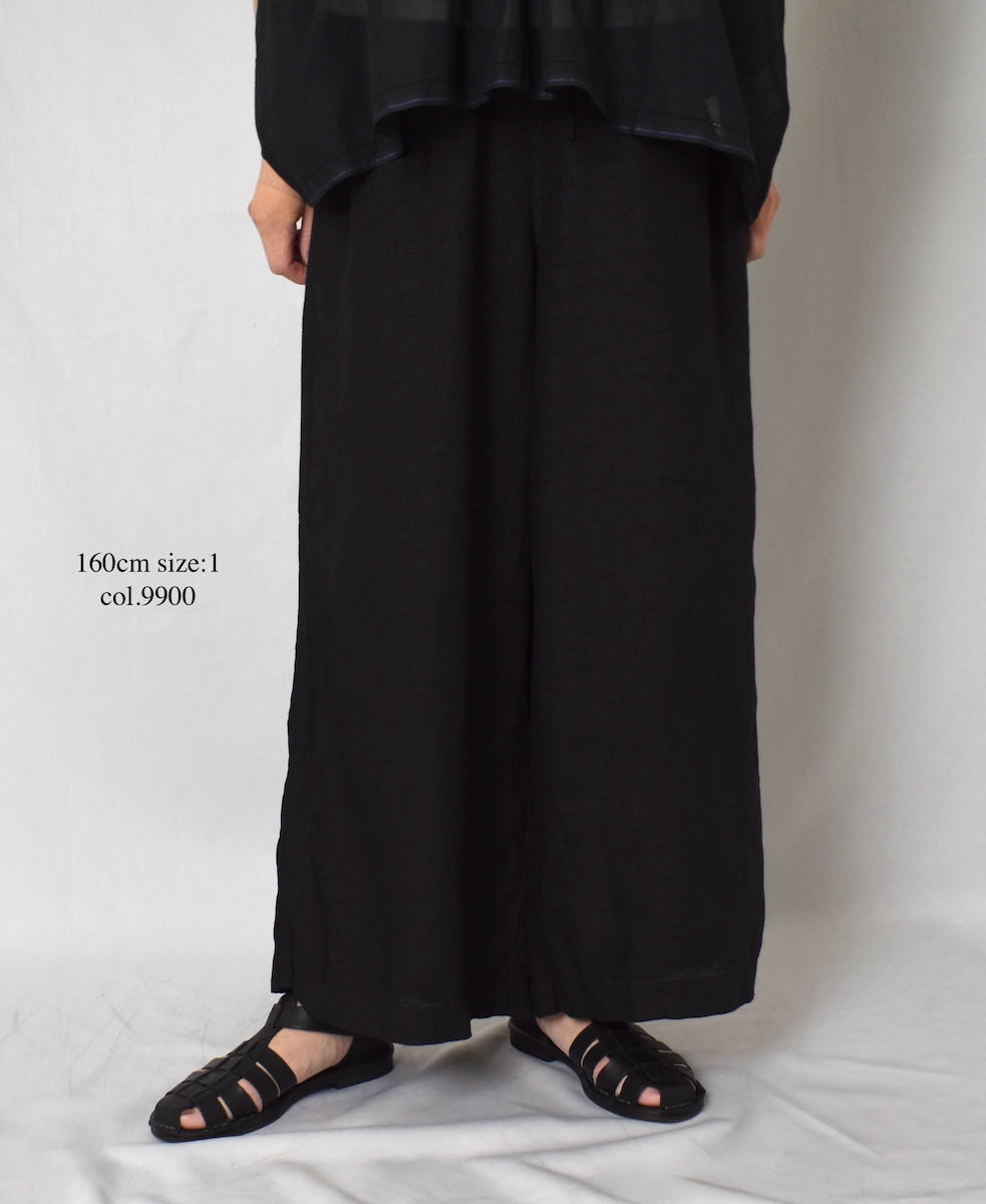 NAM1862LP (パンツ) LINEN PLAIN (OVERDYE) EASY PANTS