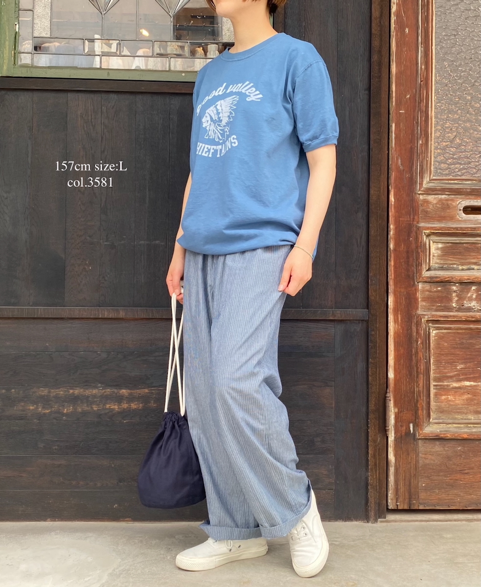 ●NGT9801 2841(Tシャツ) "CHIEFTAINS" CREW-NECK S/SL TEE CUFF&HEM RIB