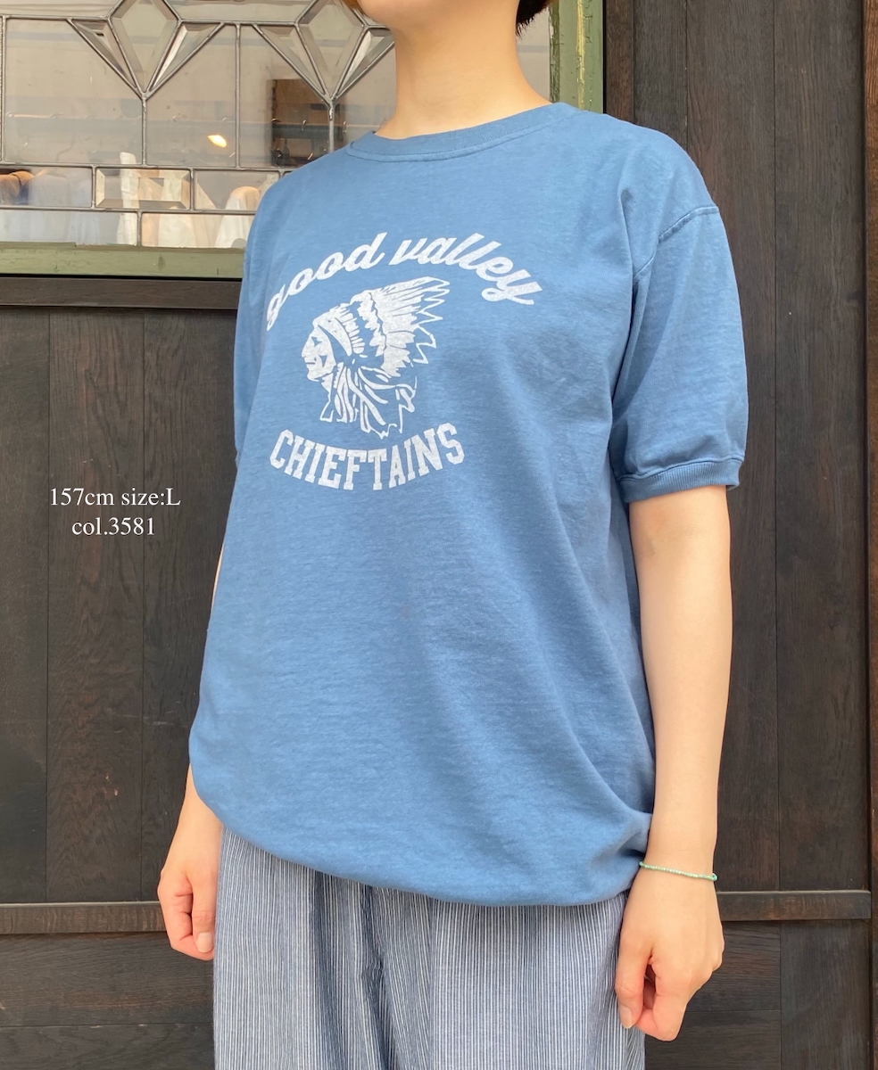 ●NGT9801 2841(Tシャツ) "CHIEFTAINS" CREW-NECK S/SL TEE CUFF&HEM RIB