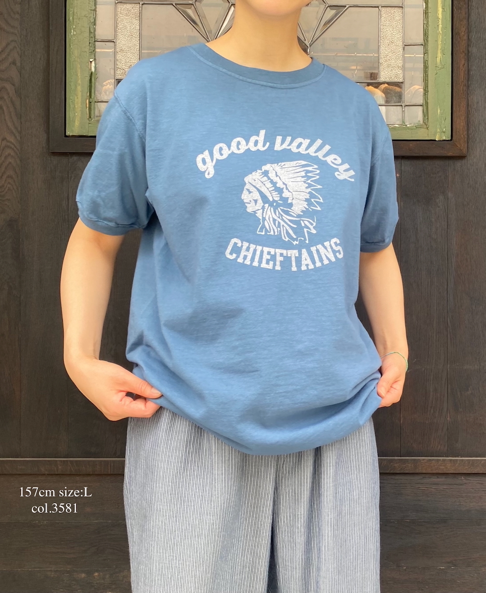 ●NGT9801 2841(Tシャツ) "CHIEFTAINS" CREW-NECK S/SL TEE CUFF&HEM RIB