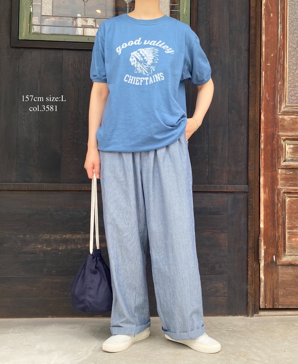 ●NGT9801 2841(Tシャツ) "CHIEFTAINS" CREW-NECK S/SL TEE CUFF&HEM RIB