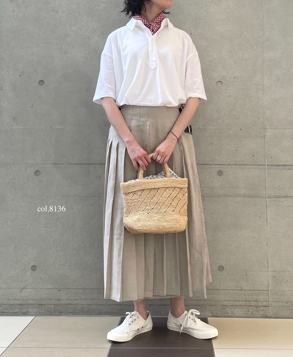 ●ANMDS2301 (バッグ) RAFFIA M BAG (COMBI)
