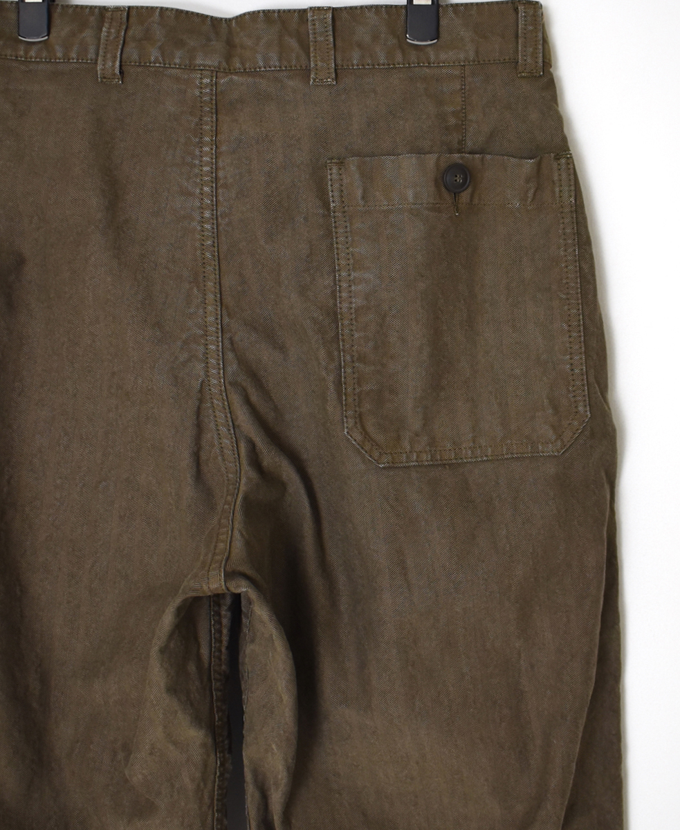 NAM2581HR(パンツ) HEAVY WEIGHT COTTON HERRINGBONE ONE-TUCK PANTS