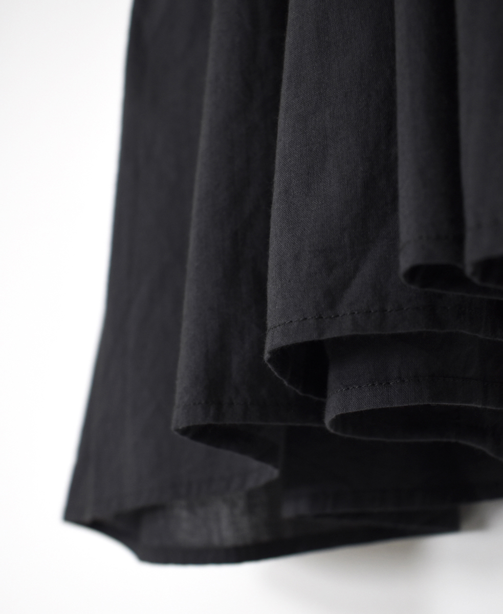 ●NMDS25521(シャツ) 60s ORGANIC CAMBRIC PLAIN BANDED COLLAR SHIRT WITH MINI PINTUCK