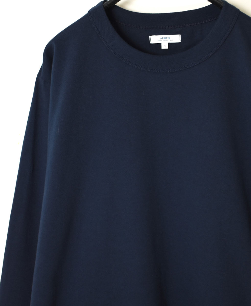NFA2351 (Tシャツ) COTTON JERSEY CREW NECK OVERSIZE L/SL T-SHIRT WITH CUFF