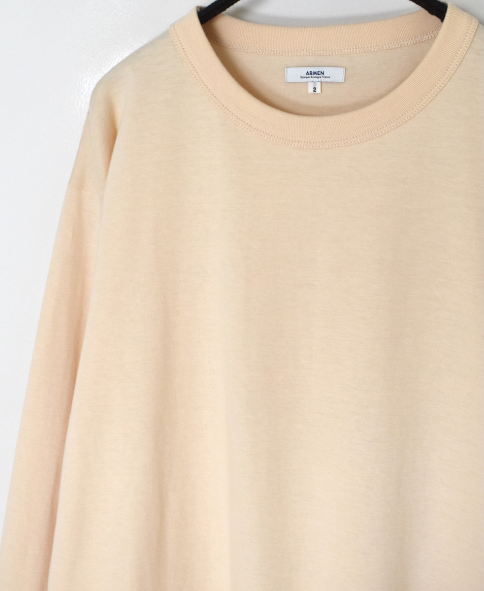 NFA2351 (Tシャツ) COTTON JERSEY CREW NECK OVERSIZE L/SL T-SHIRT WITH CUFF