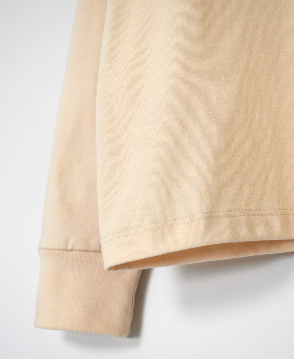 NFA2351 (Tシャツ) COTTON JERSEY CREW NECK OVERSIZE L/SL T-SHIRT WITH CUFF