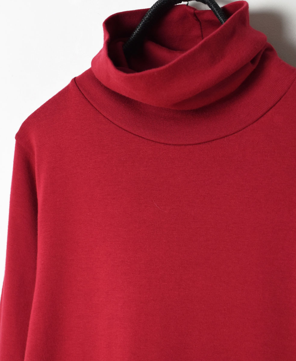NMF1051 (Tシャツ) 1x1 RIB TURTLE-NECK L/SL T-SHIRT