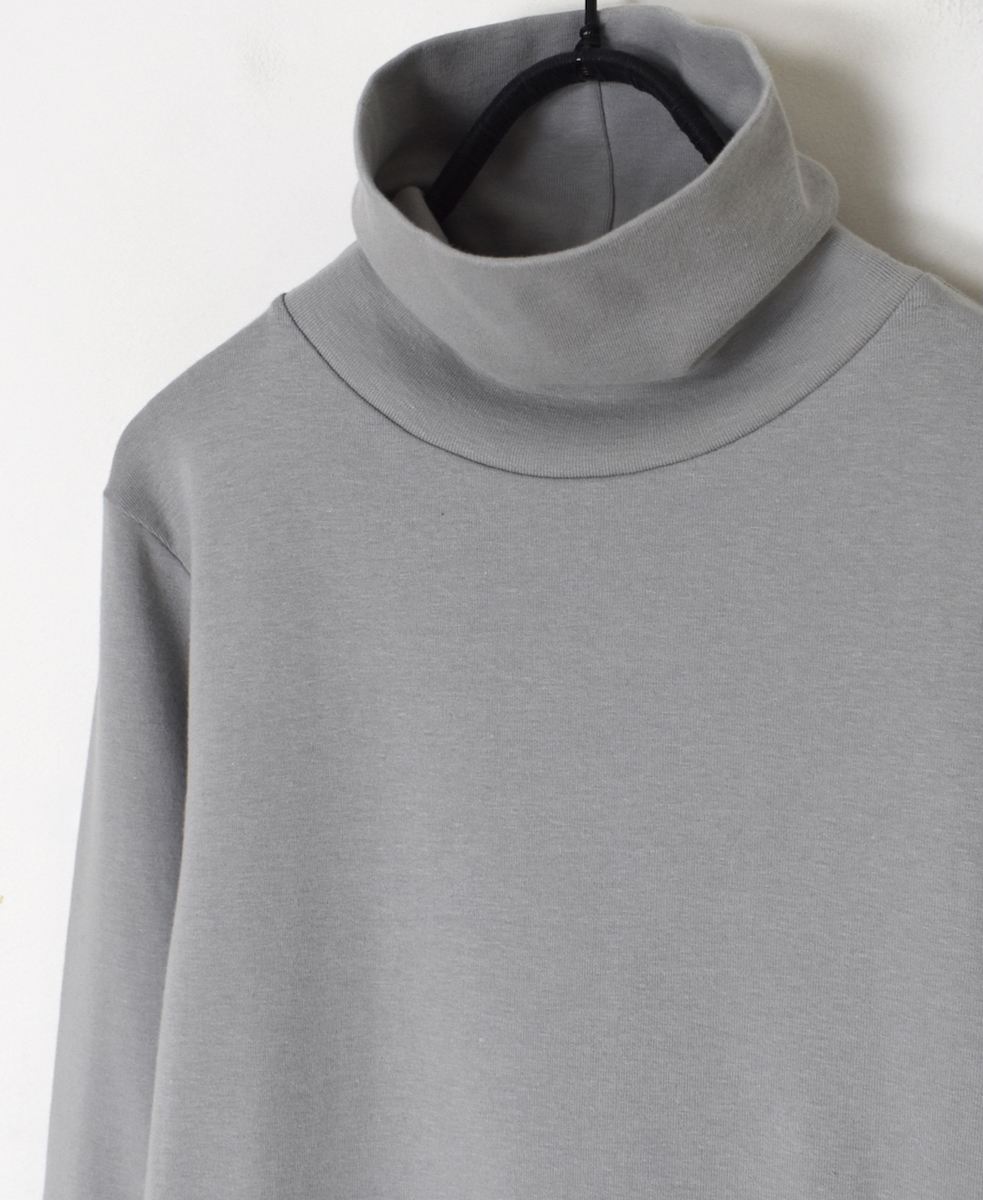NMF1051 (Tシャツ) 1x1 RIB TURTLE-NECK L/SL T-SHIRT